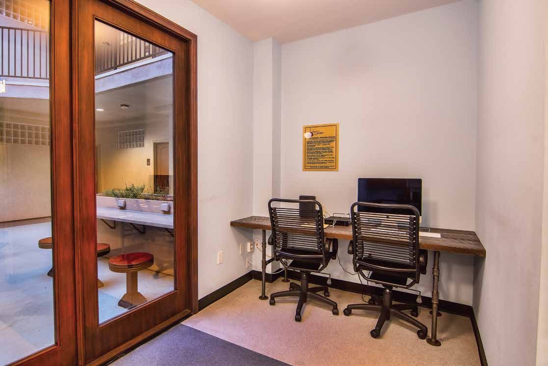 Business center after renovation